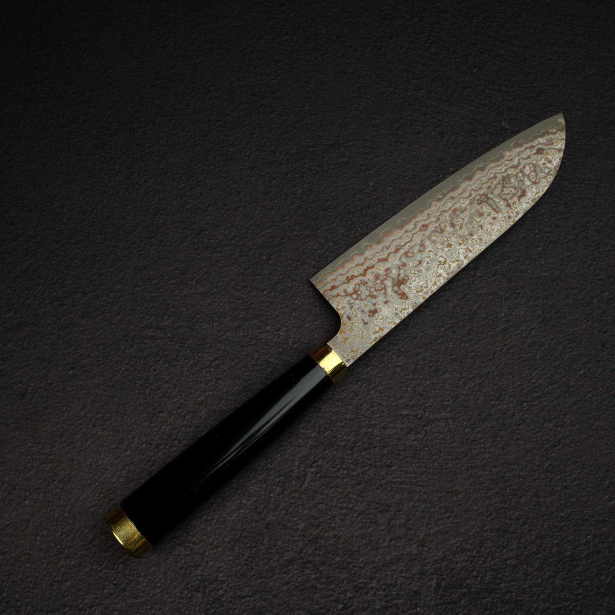 사지 타케시 마키에 우루시 VG10W 산토쿠(다용도칼) 170mm