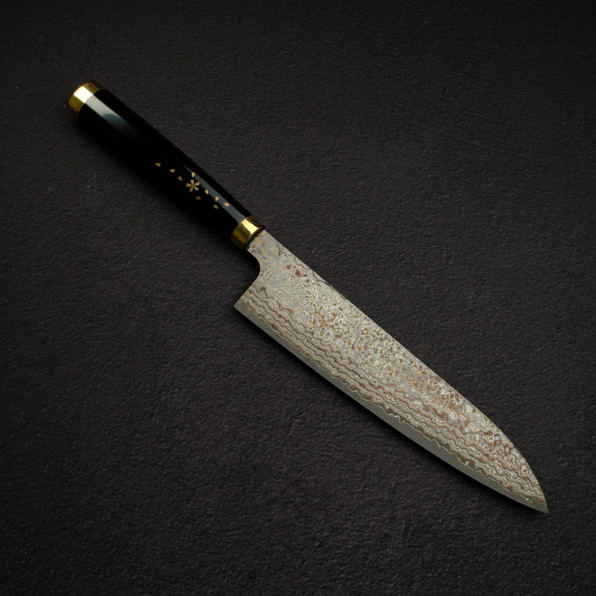 사지 타케시 마키에 우루시 VG10W 규토(셰프나이프) 210mm