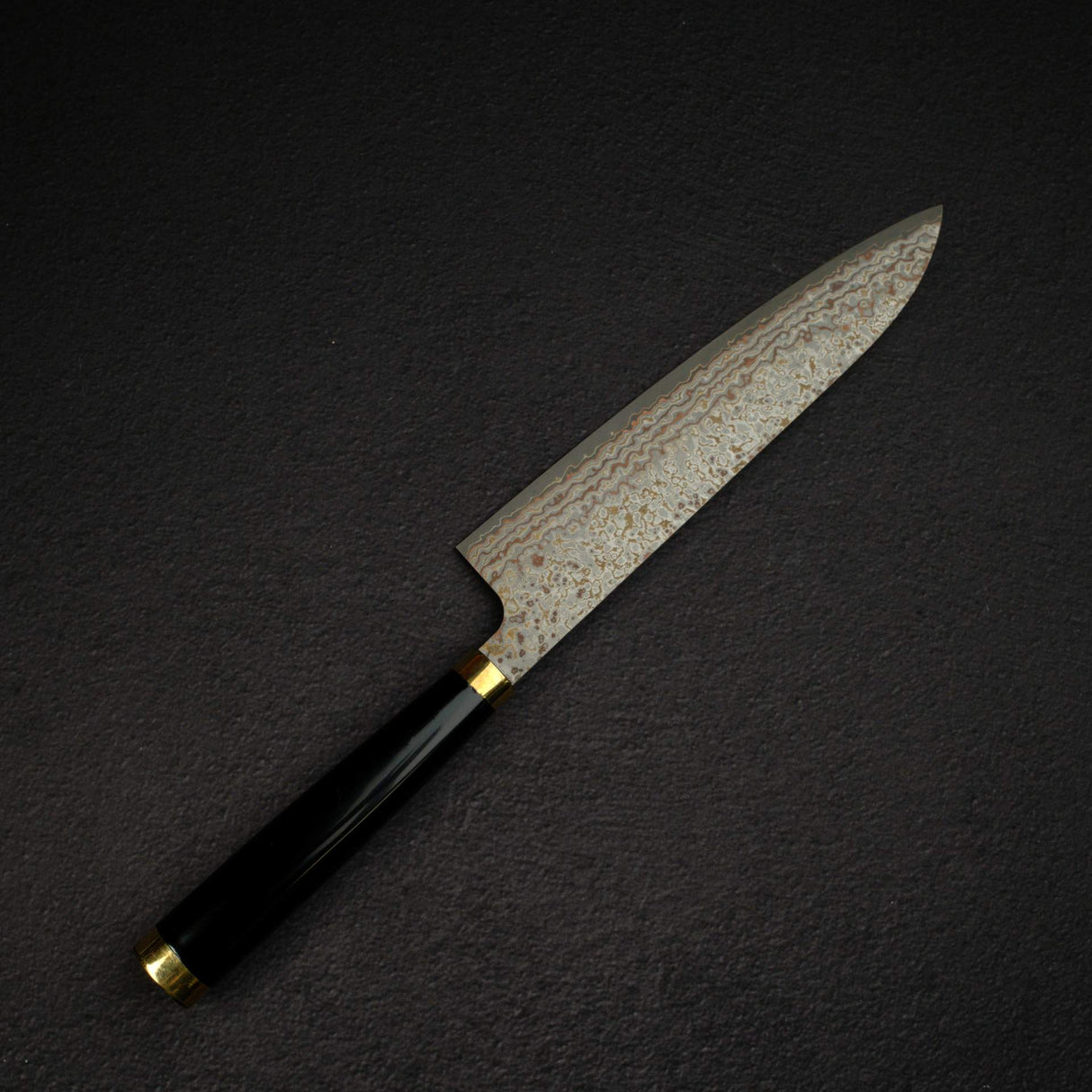 사지 타케시 마키에 우루시 VG10W 규토(셰프나이프) 210mm