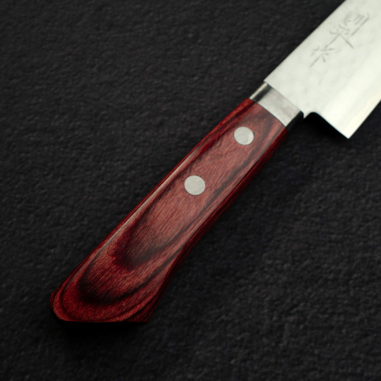 Masutani VG1 Tsuchime Small Santoku 135mm Western Handle