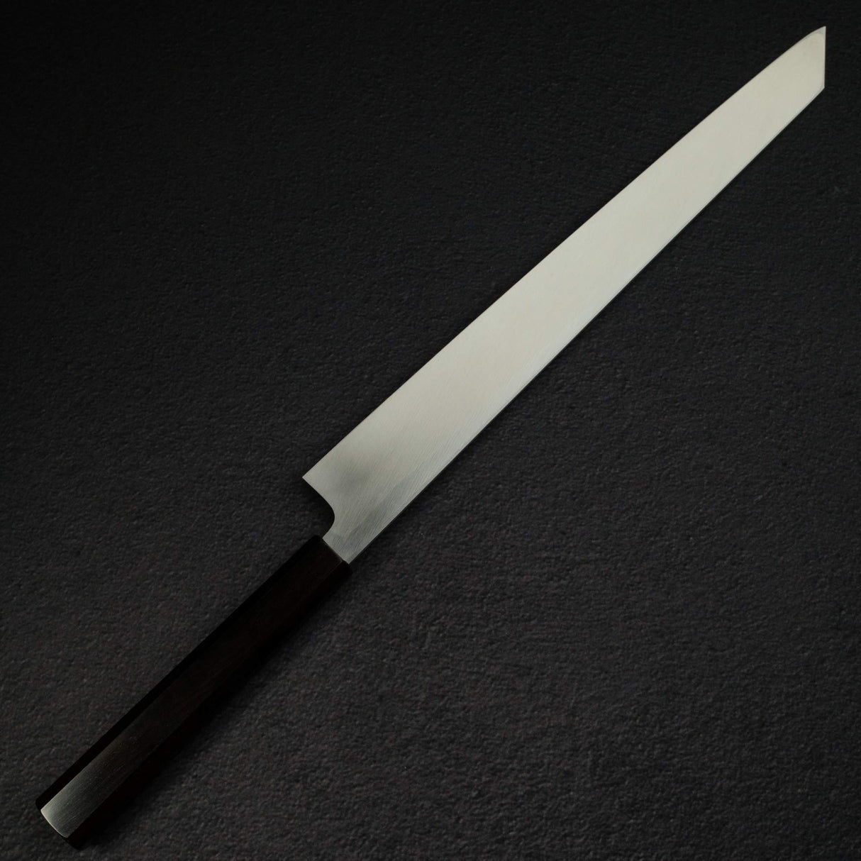하츠코코로 x 묘진 시라사기 백2강 K팁 야나기바(사시미칼) 330mm