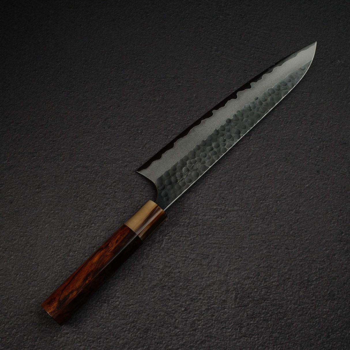 Masakage Koishi AS Gyuto 240mm, K&S Hearted-shaped Ironwood Handle