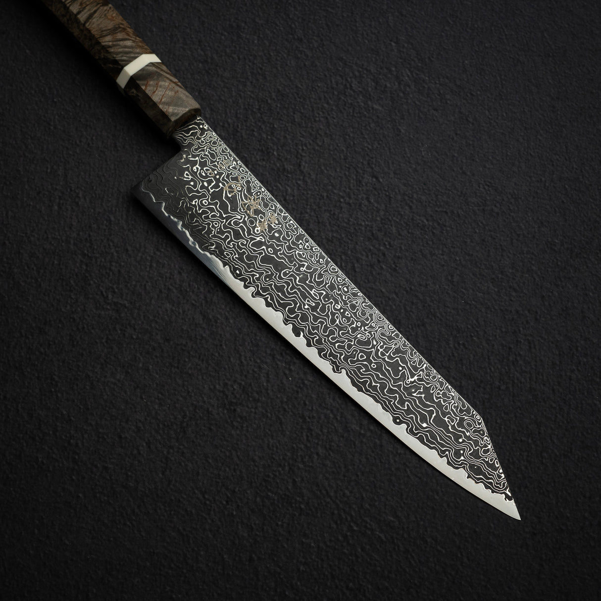 하츠코코로 류효 SG2 블랙 다마스커스 K팁 규토(셰프나이프) 240mm 자작나무 핸들