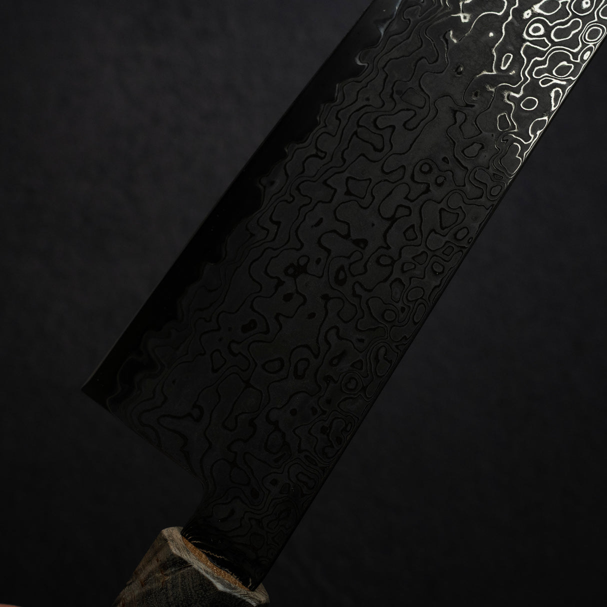 하츠코코로 류효 SG2 블랙 다마스커스 K팁 규토(셰프나이프) 240mm 자작나무 핸들