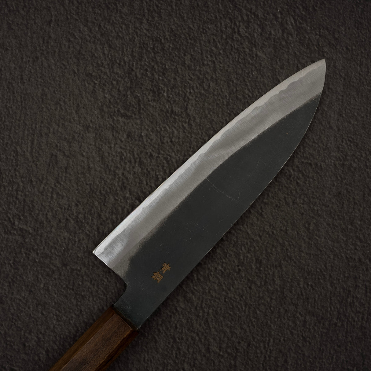 하츠코코로 아오사기 청2강 쿠로우치 산토쿠(다용도칼) 180mm 블랙 차카테