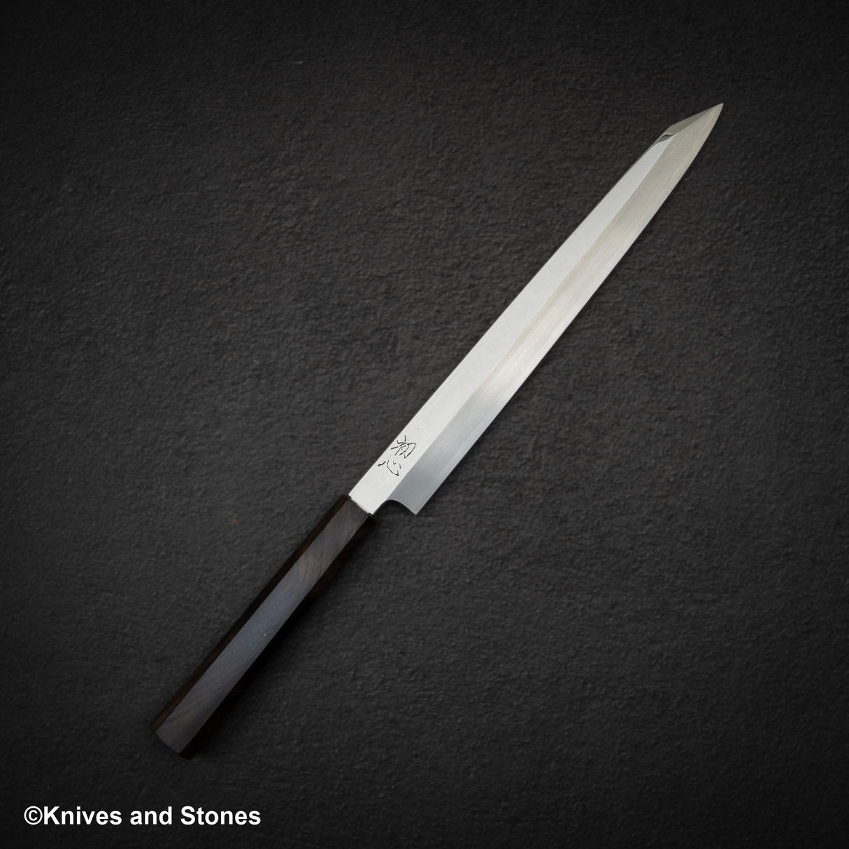 하츠코코로 FAXR2 분말강 K팁 야나기바(사시미칼) 270mm 경면 에보니 핸들