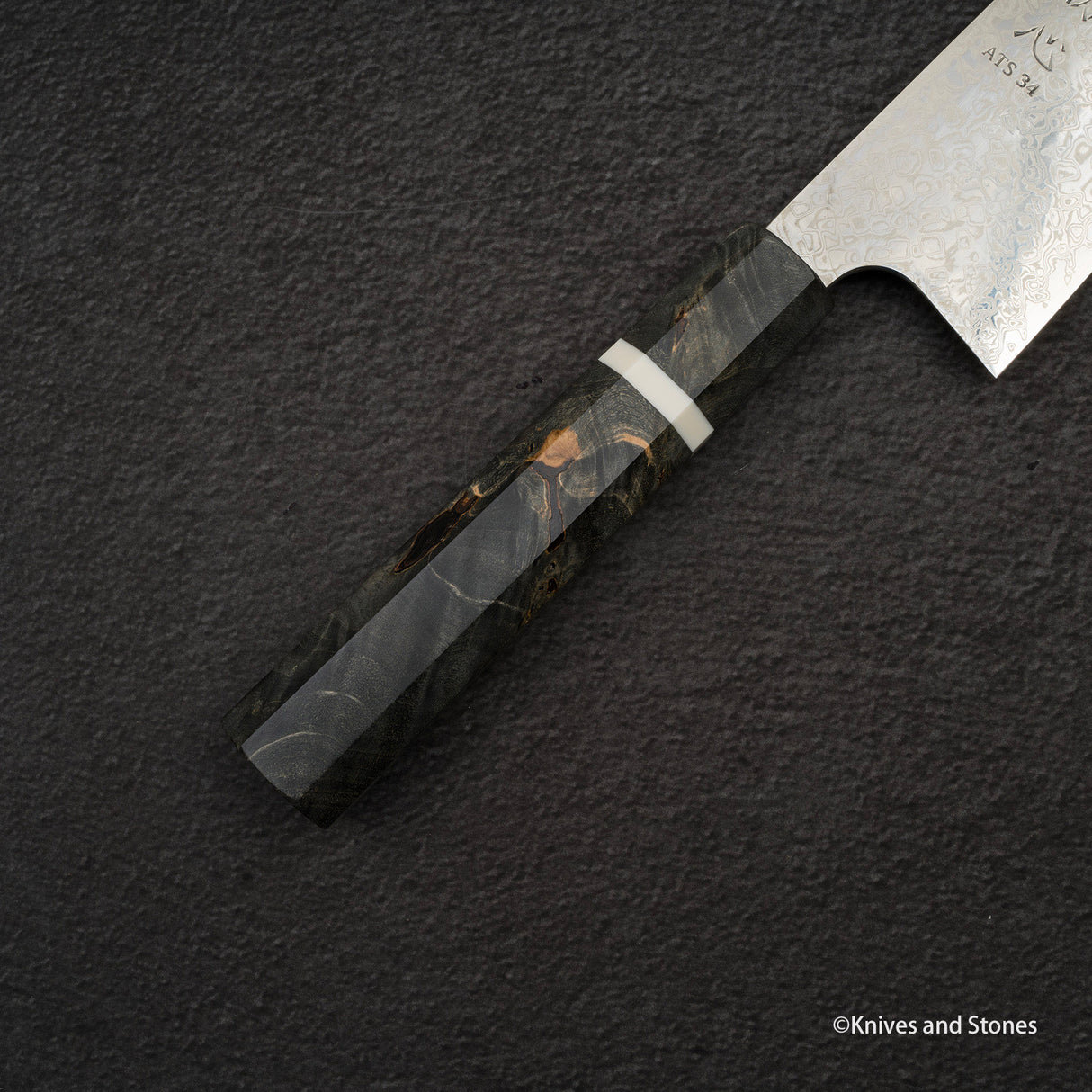 하츠코코로 긴가 ATS34 다마스커스 규토(셰프나이프) 240mm