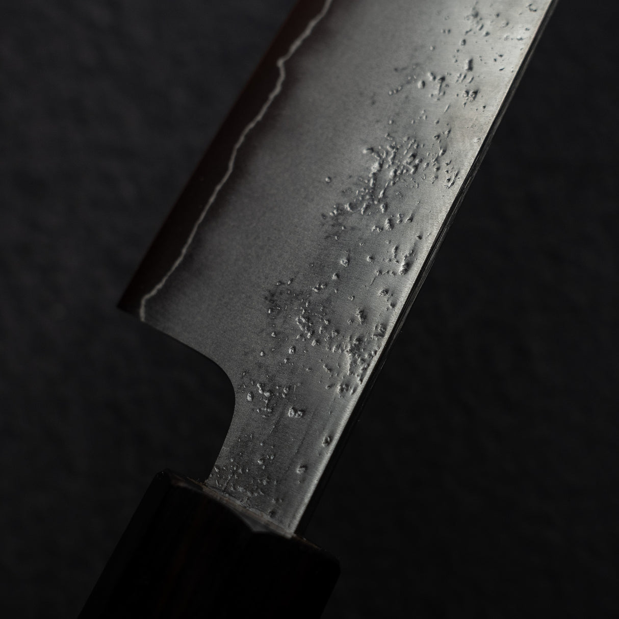 Hatsukokoro Ginrei Ginsan Petty 130mm Nashiji Ebony