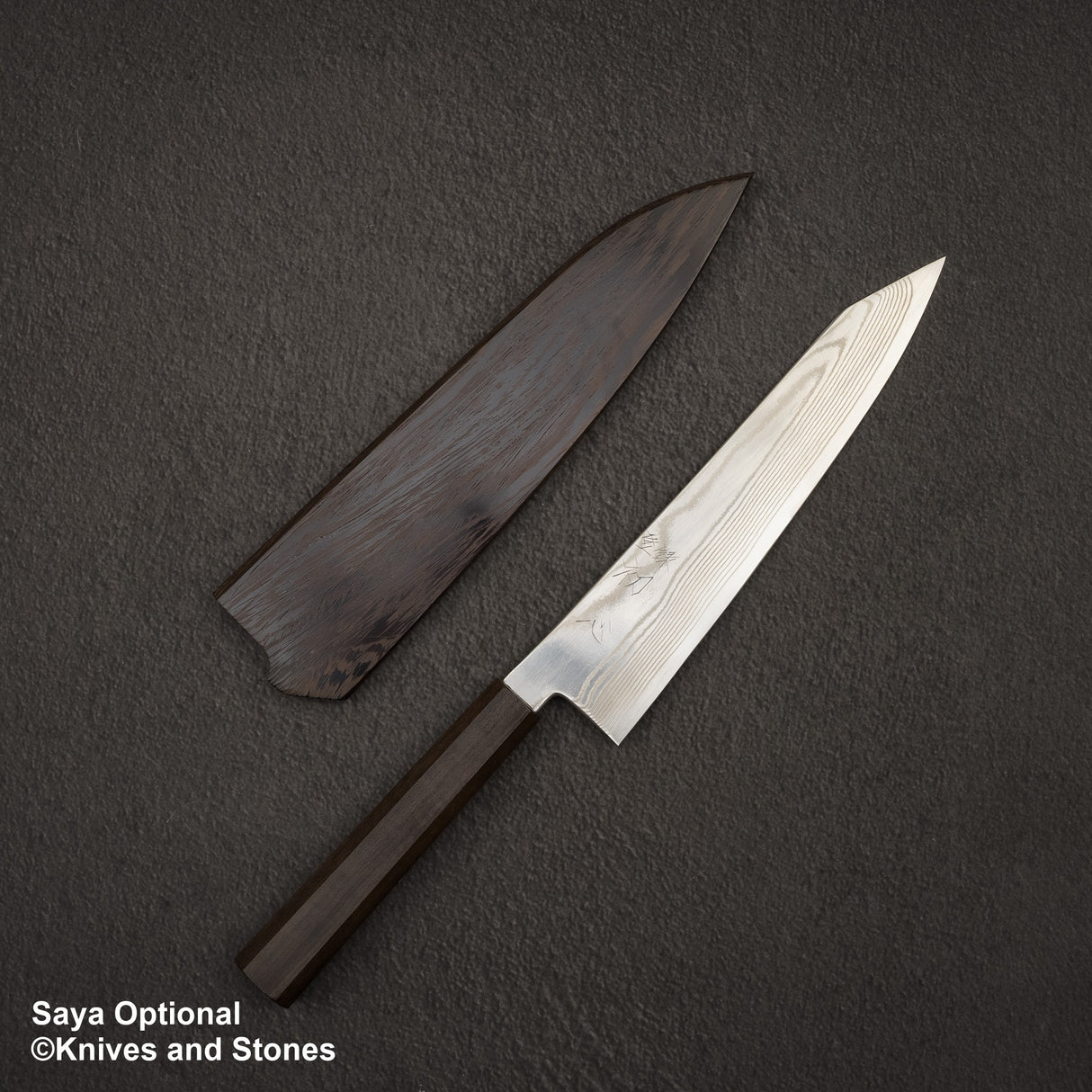하츠코코로 긴소우 은삼강 니켈 다마스커스 K팁 규토(셰프나이프) 210mm