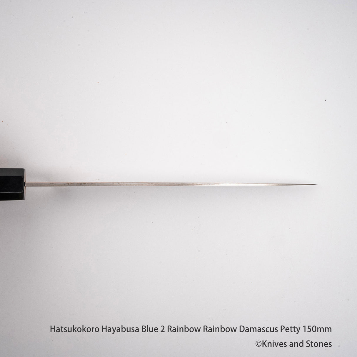 하츠코코로 하야부사 청2강 레인보우 다마스커스 페티 150mm