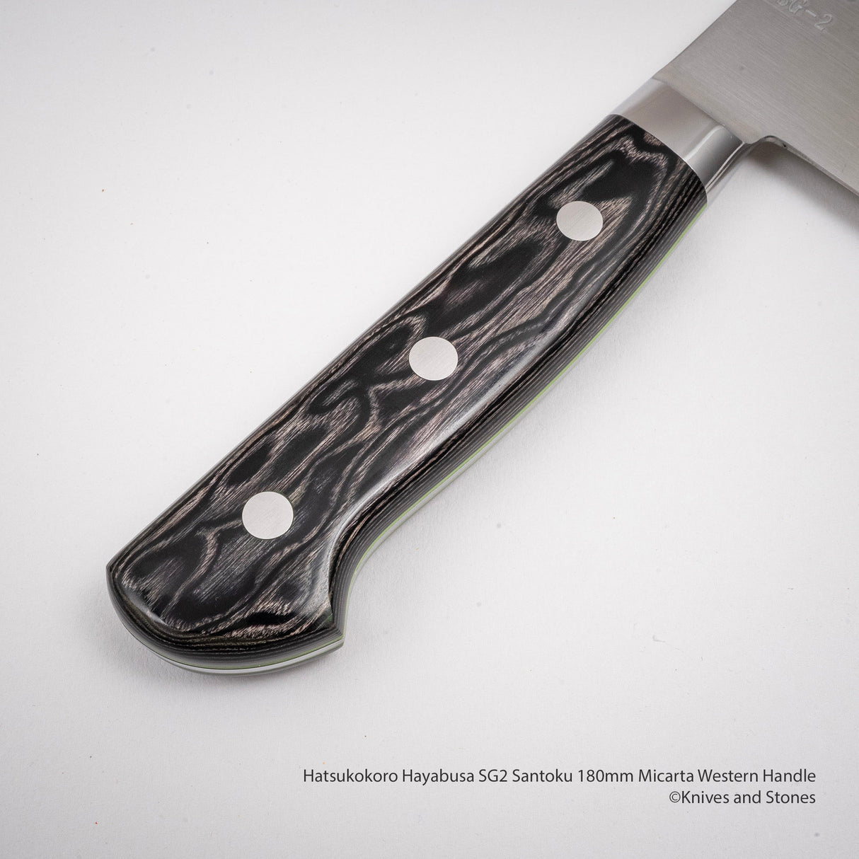 하츠코코로 하야부사 SG2 산토쿠(다용도칼) 180mm 마이카르타 웨스턴핸들