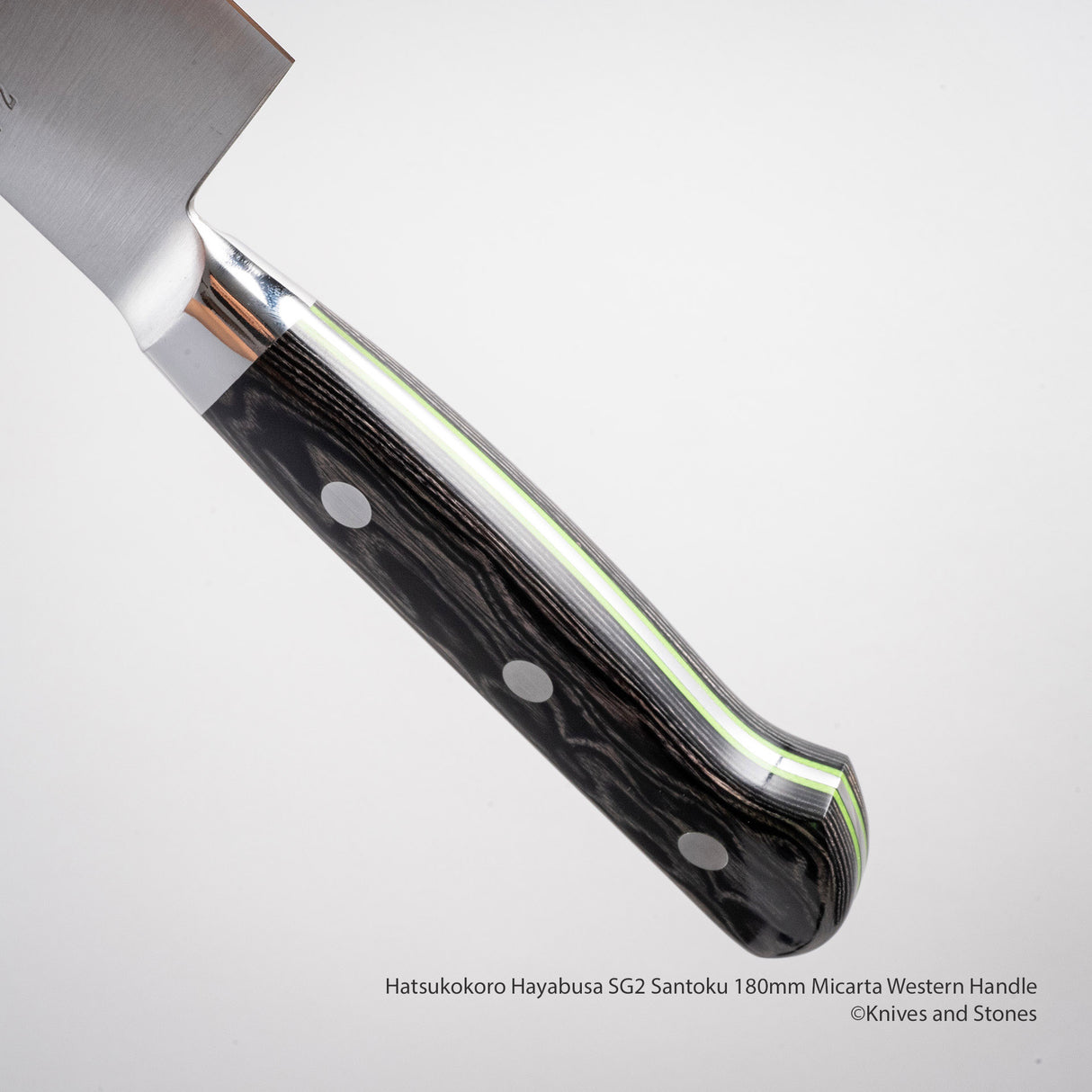 하츠코코로 하야부사 SG2 산토쿠(다용도칼) 180mm 마이카르타 웨스턴핸들