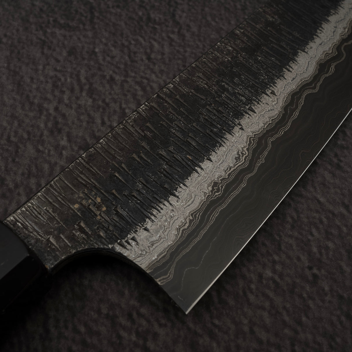 하츠코코로 이타다키 청2강 백2강 듀얼코어 다마스커스 츠치메 산토쿠(다용도칼) 170mm