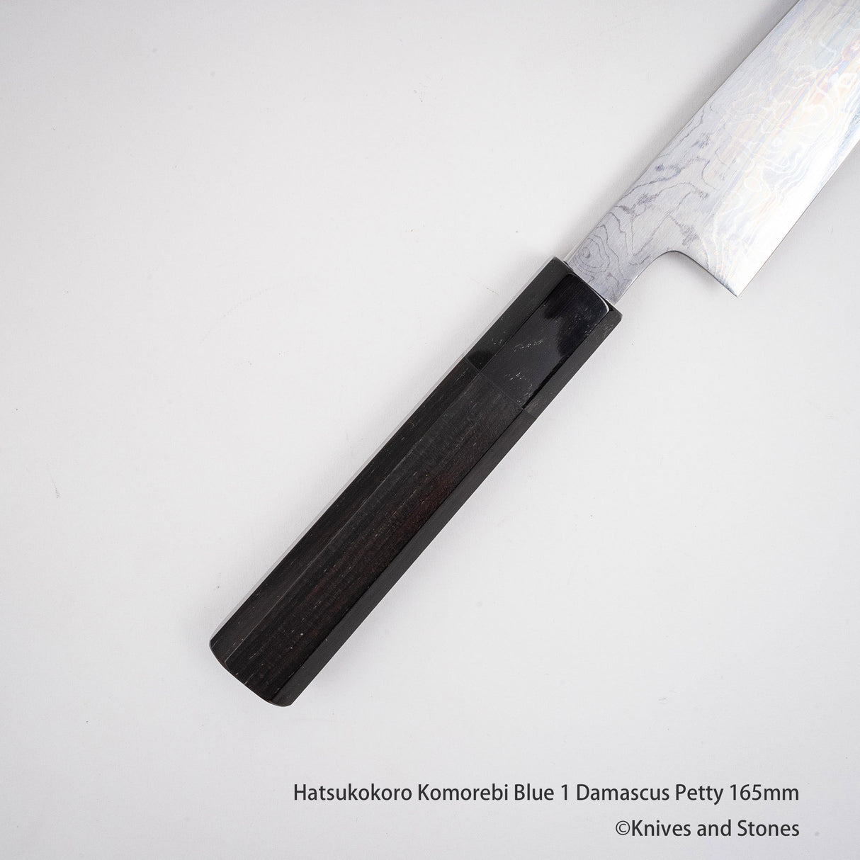 하츠코코로 코모레비 청1강 다마스커스 페티 165mm