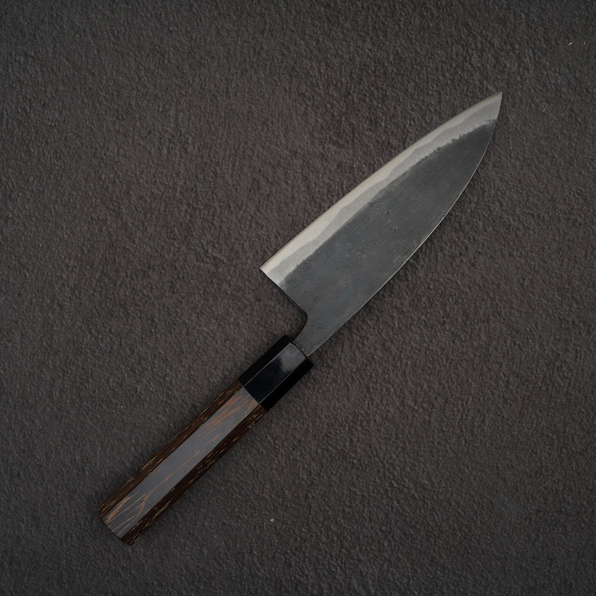 하츠코코로 쿠로카제 청2강 쿠로우치 양날 데바(생선손질칼) 150mm