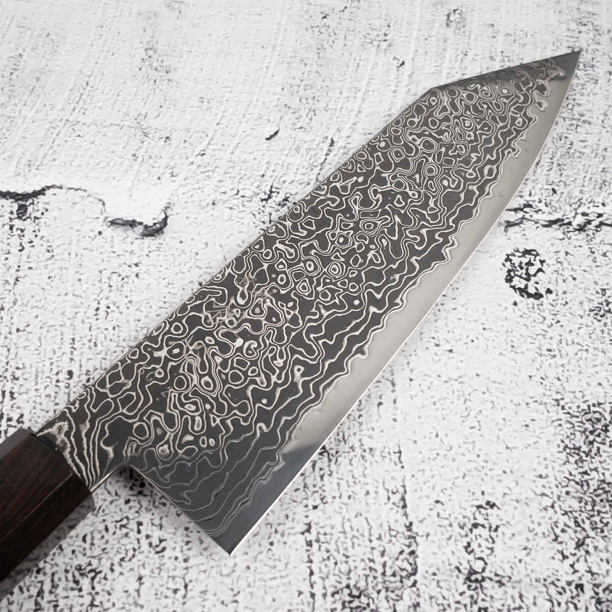 하츠코코로 류효 SG2 블랙 다마스커스 분카 180mm