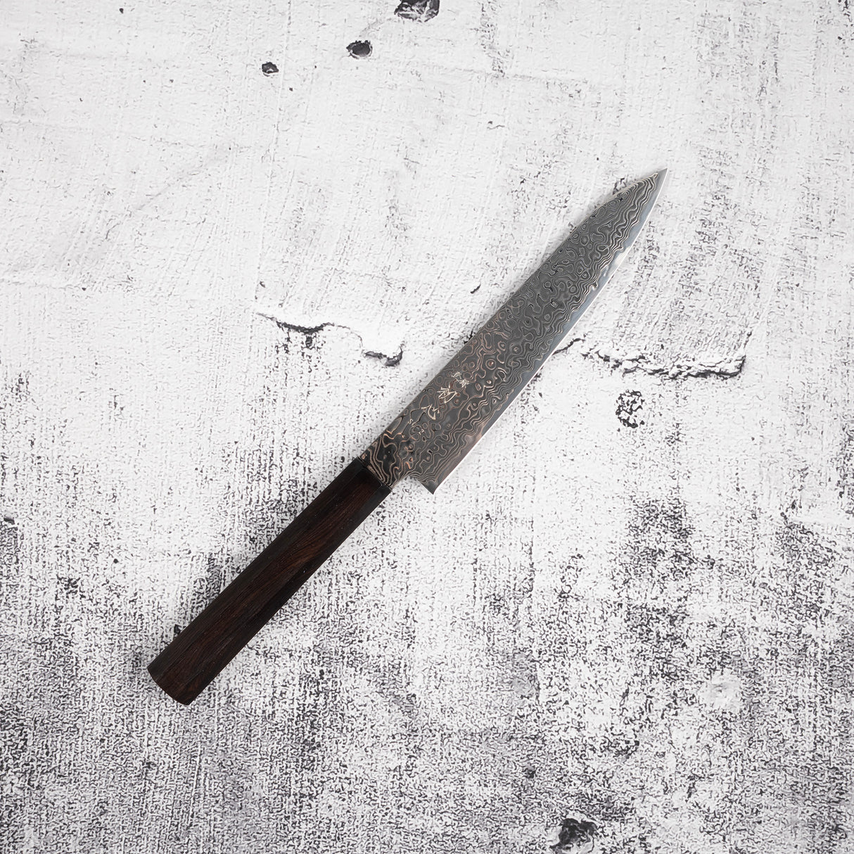 하츠코코로 류효 SG2 블랙 다마스커스 페티 150mm