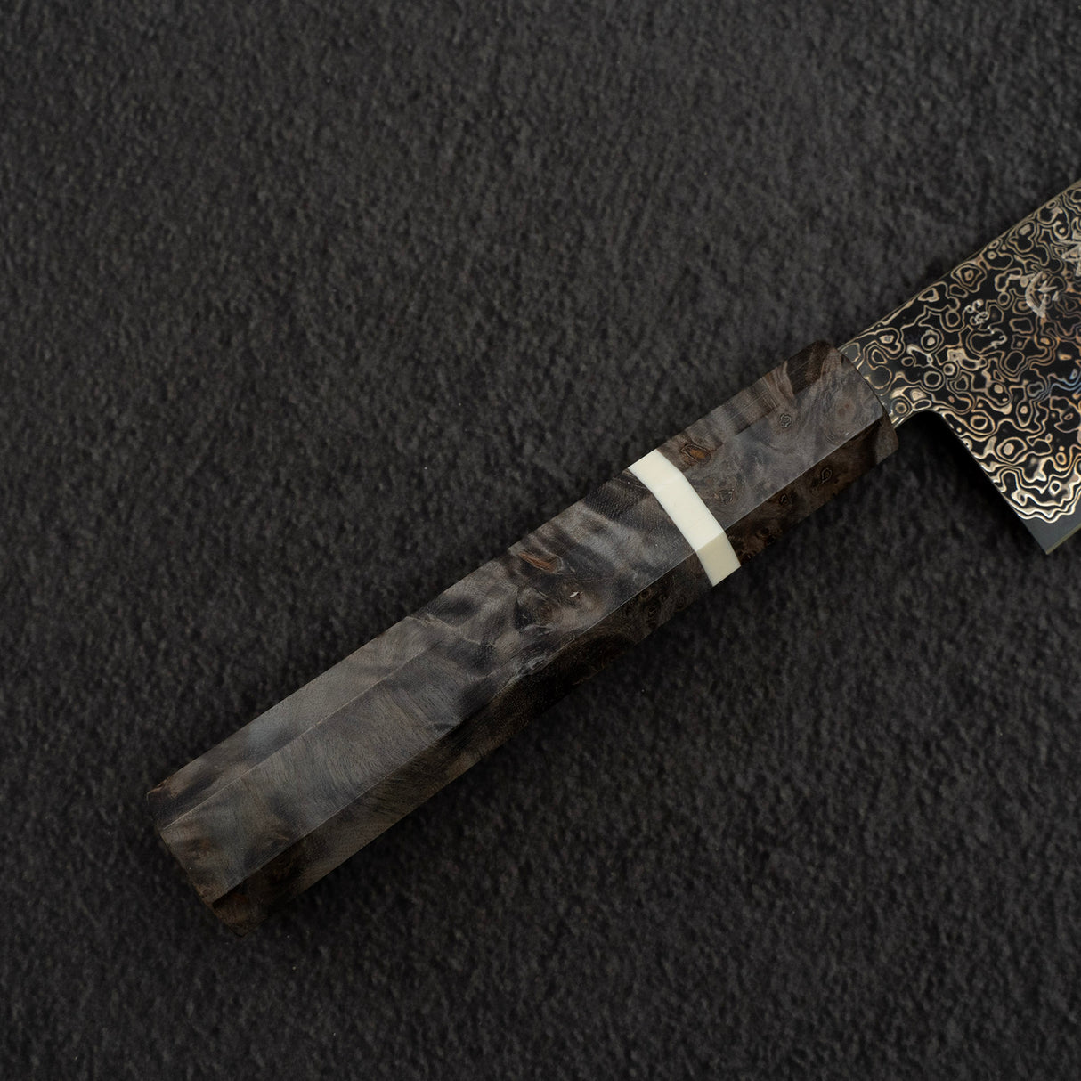 Hatsukokoro Saihyo SG2 Kurozome Black Damascus Gyuto 240mm Birch Handle