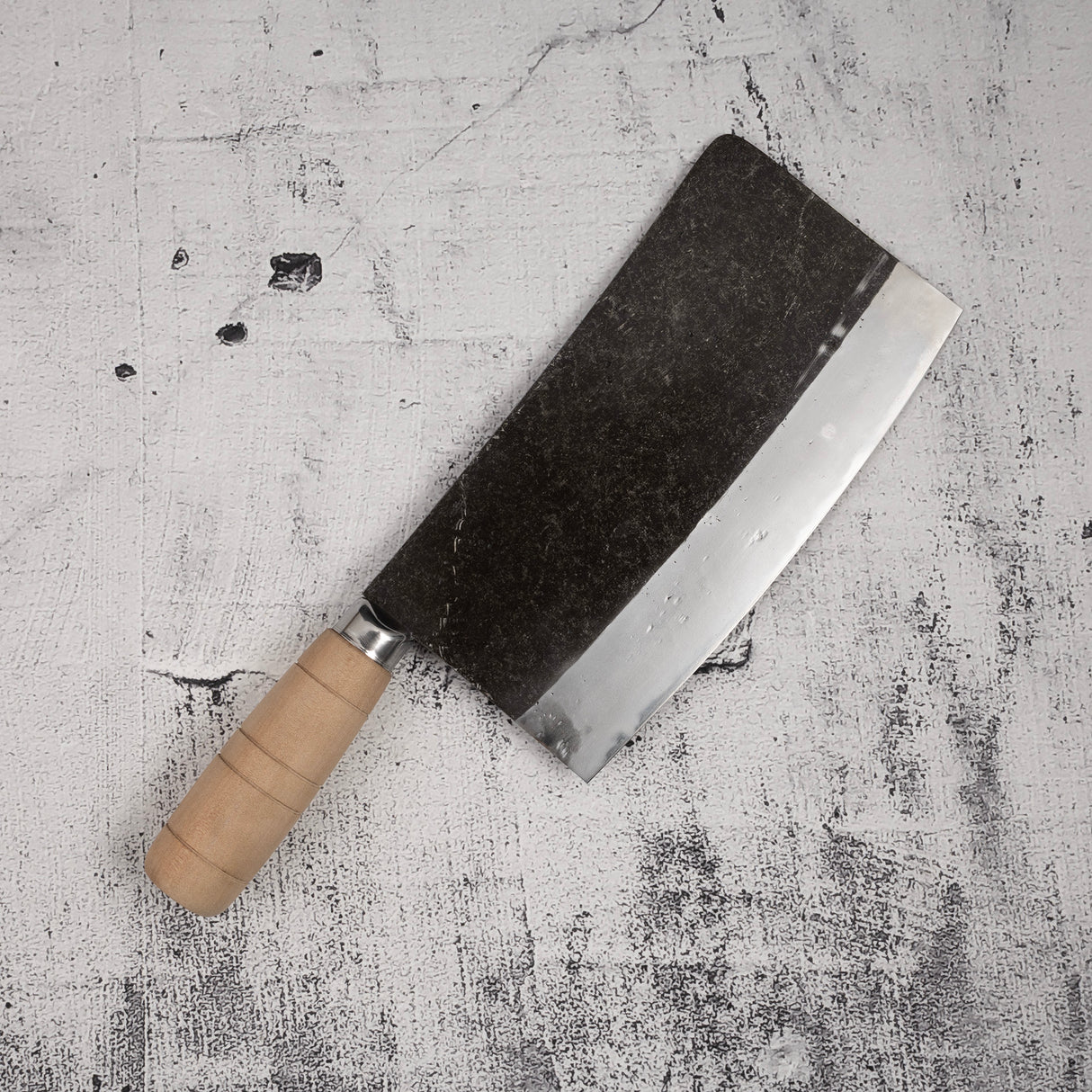 Hatsukokoro Sentan Blue 2 Stainless Clad Chinese Cleaver 190mm Heavy