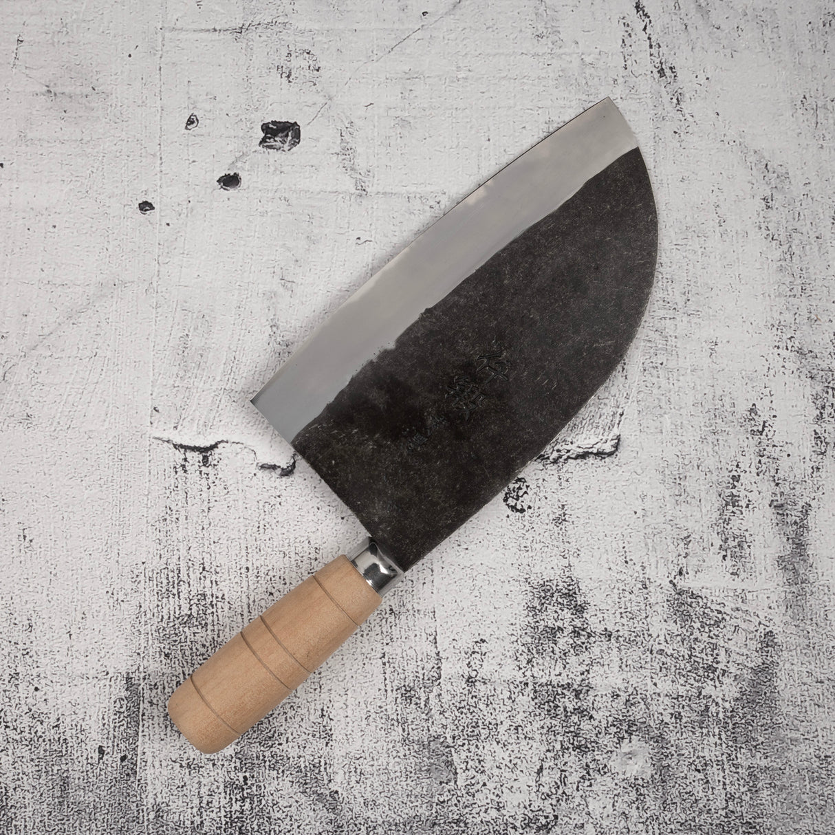 하츠코코로 센탄 청2강 스텐클래드 산토쿠(다용도칼) 190mm 라지