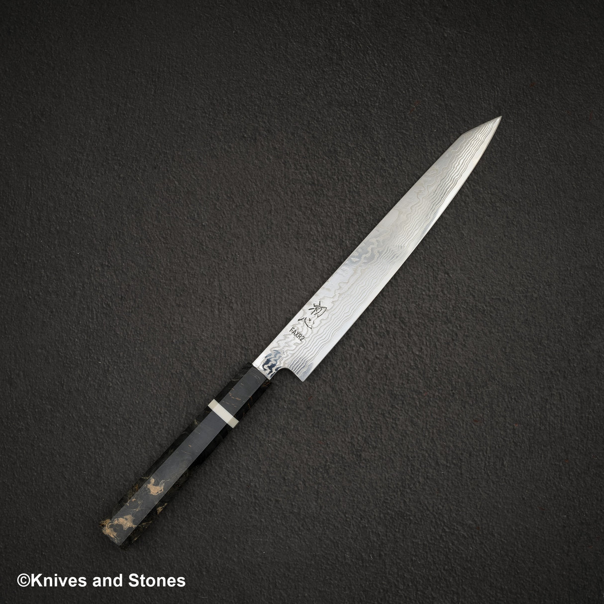 하츠코코로 FAXR2 다마스커스 K팁 스지히키 240mm