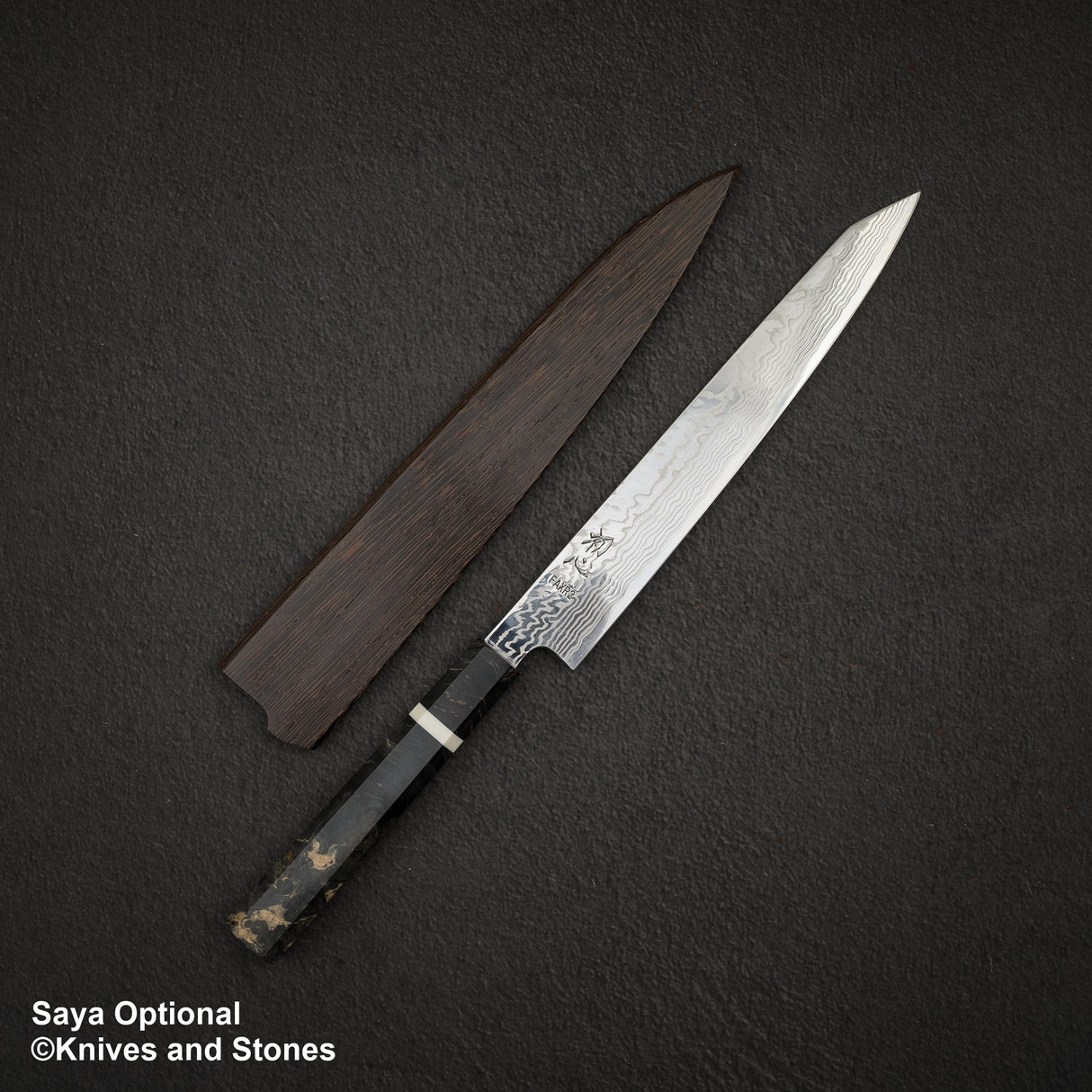 하츠코코로 FAXR2 다마스커스 K팁 스지히키 240mm