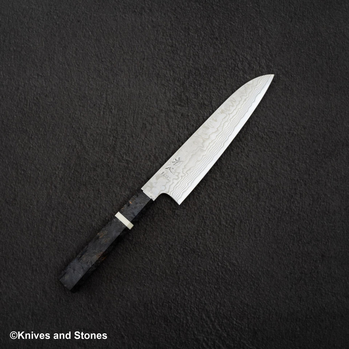 하츠코코로 FAXR2 다마스커스 산토쿠(다용도칼) 180mm 자작나무 핸들
