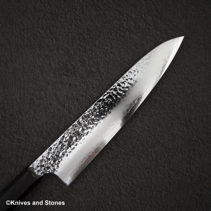 Hatsukokoro Hayabusa VG10 gyuto 210 mm and Hatsukokoro Ginrei Ginsan santoku.