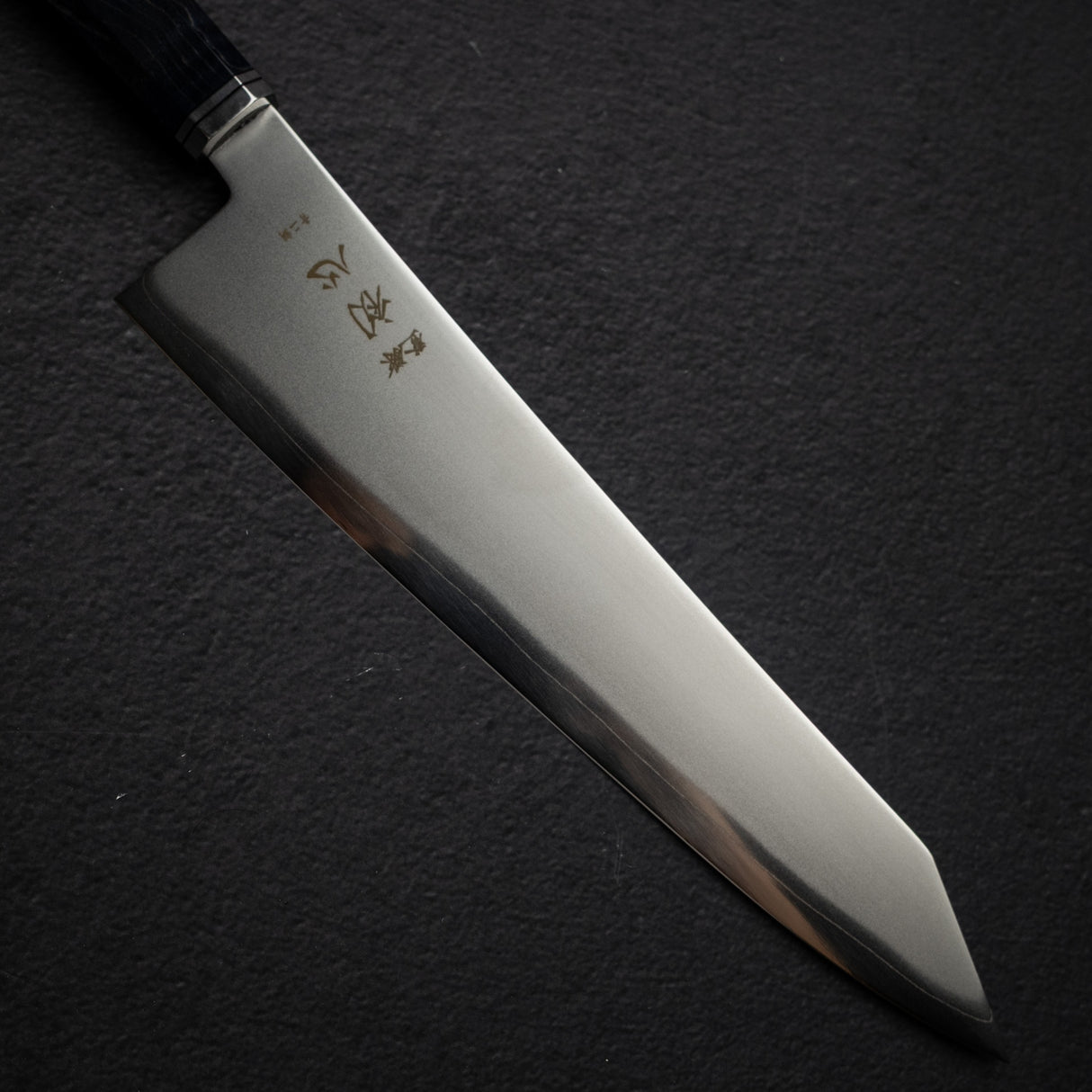 Hatsukokoro Kaijin Blue 2 K-tip Gyuto 240mm Migaki Curly Maple