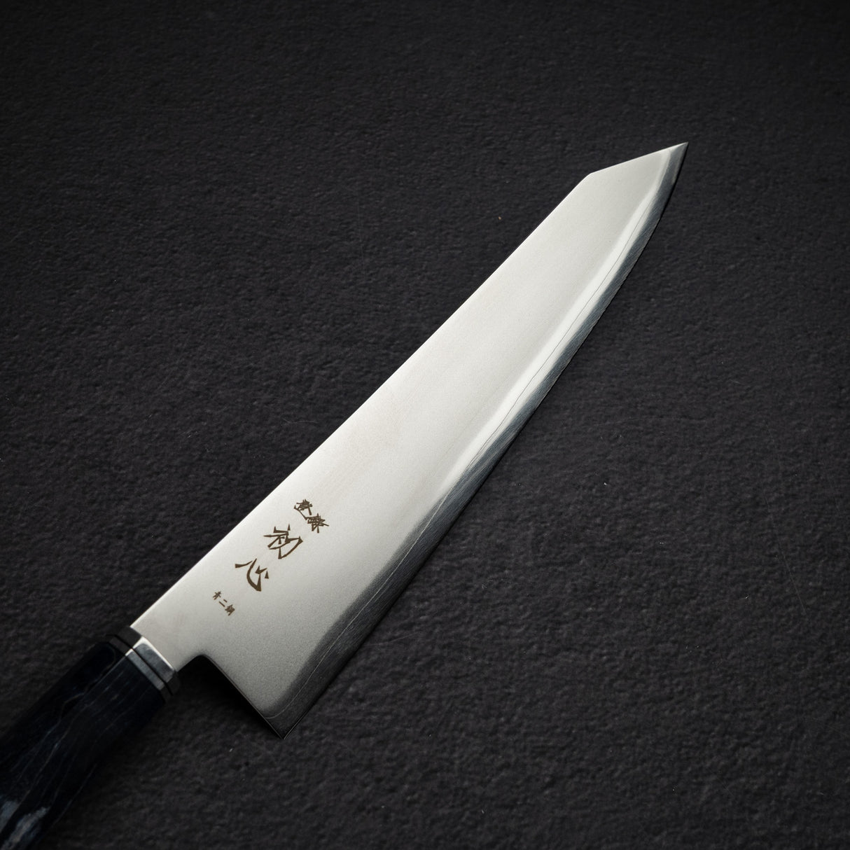 Hatsukokoro Kaijin Blue 2 K-tip Gyuto 240mm Migaki Curly Maple