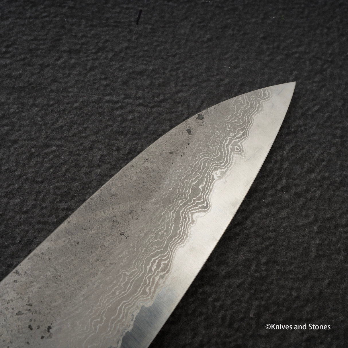 니가라 x 하츠코코로 류스이 청2강 다마스커스 규토(셰프나이프) 240mm