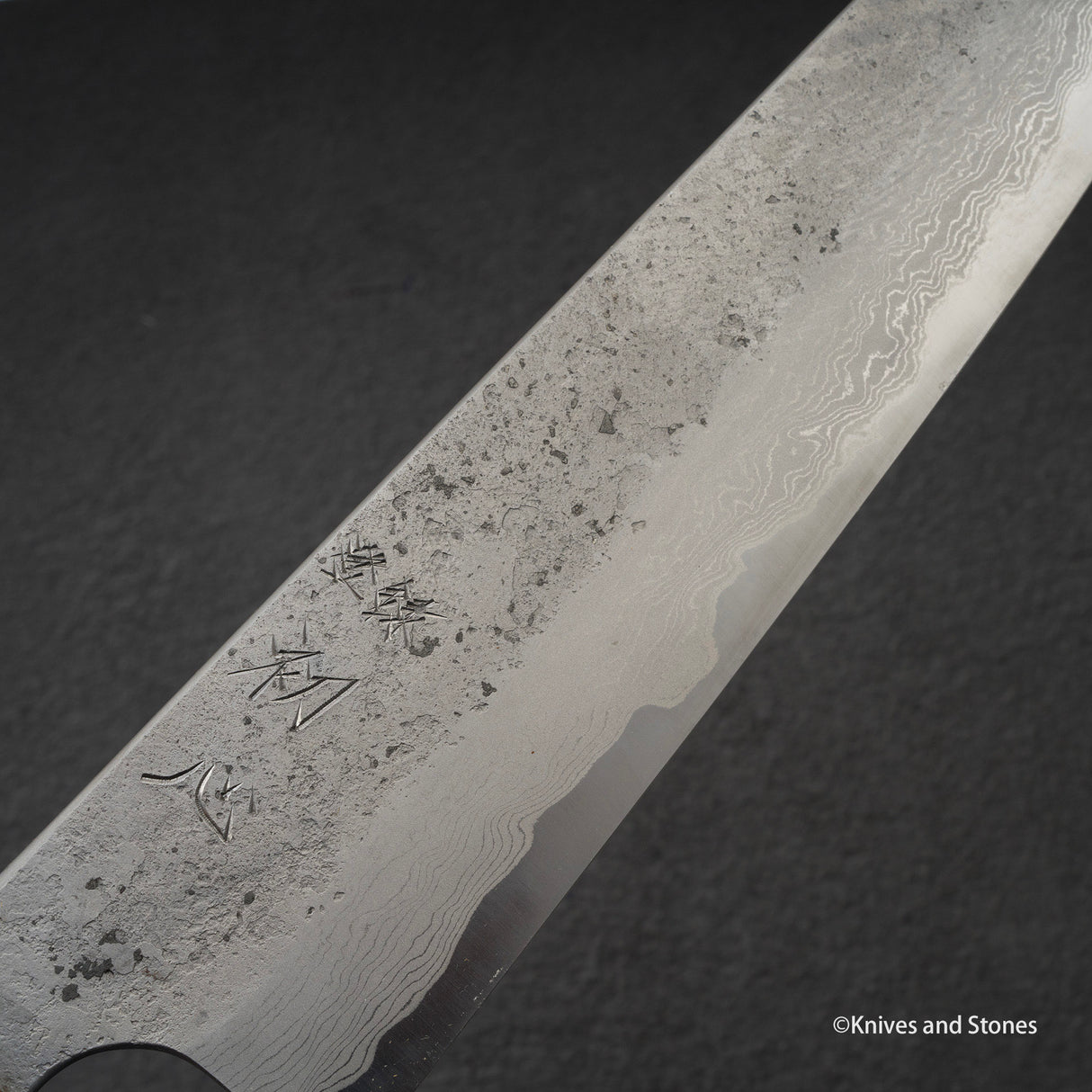 니가라 x 하츠코코로 류스이 청2강 다마스커스 규토(셰프나이프) 240mm