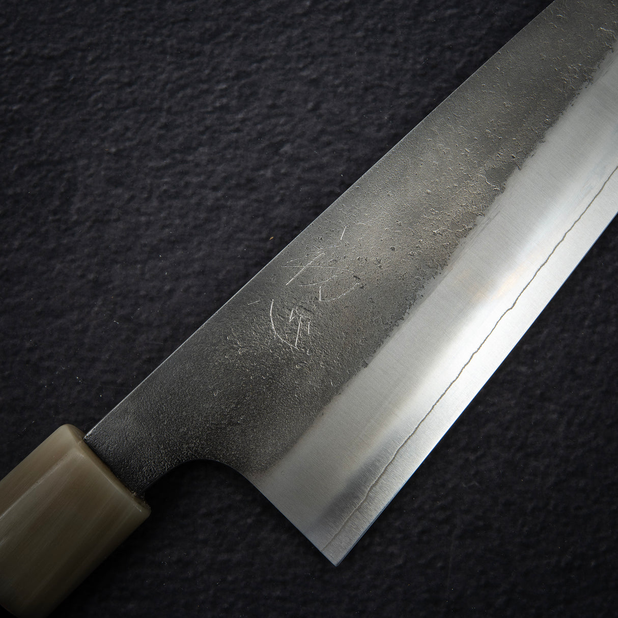 하츠코코로 x 요시카네 SKD 나시지 규토(셰프나이프) 210mm 엑스트라 톨 하트 에보니 핸들