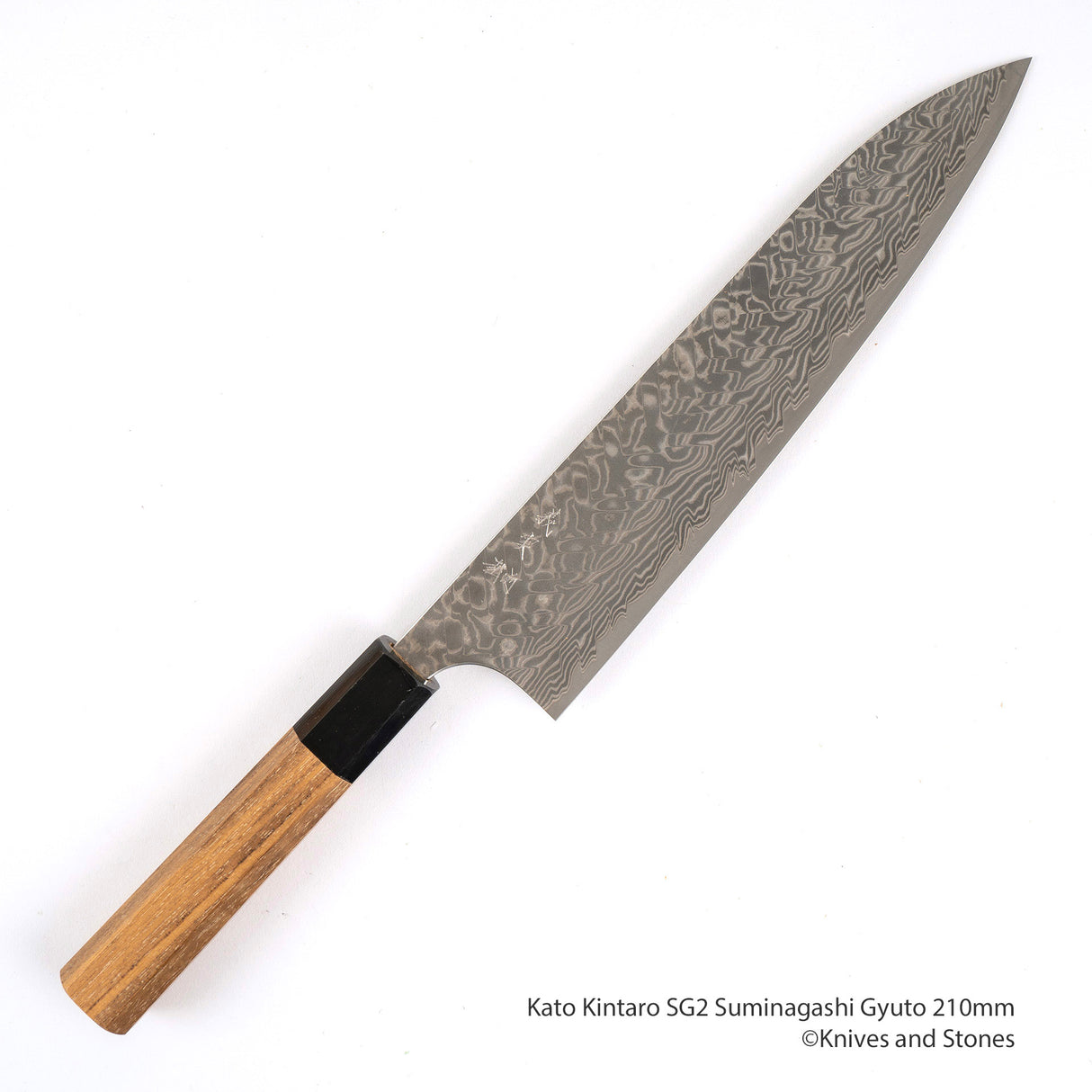 Yoshimi Kato SG2 Suminagashi Gyuto 210mm