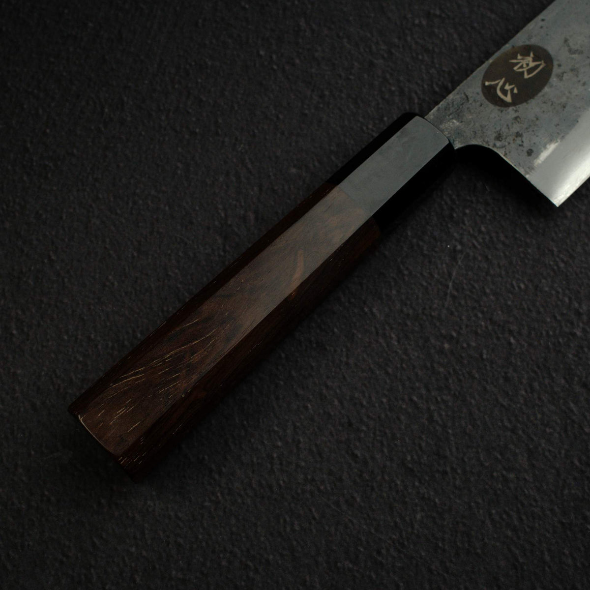 Kurogane Blue 2 Kurouchi Bunka 165mm B-Grade, Rosewood Handle