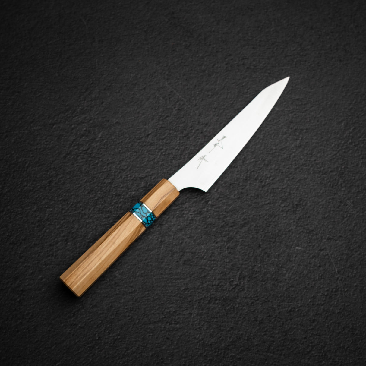 Kurosaki VG XEOS Gekko Petty 130mm - Turquoise Ring