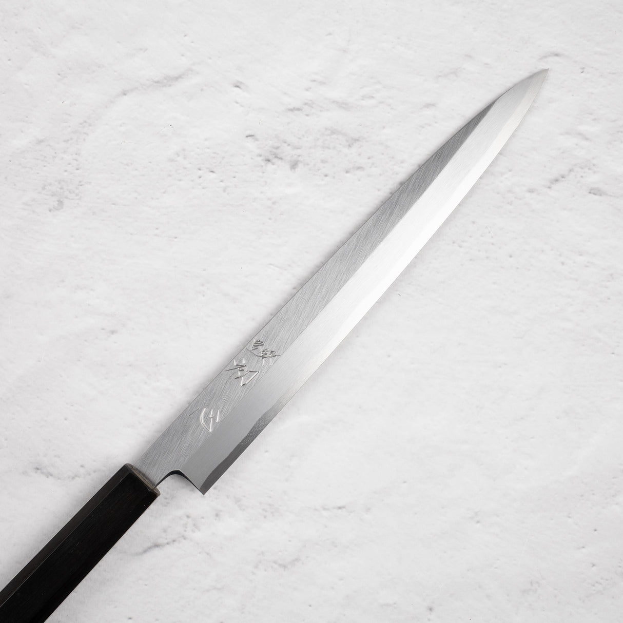 하츠코코로 x 묘진 시라사기 백2강 야나기바(사시미칼) 270mm