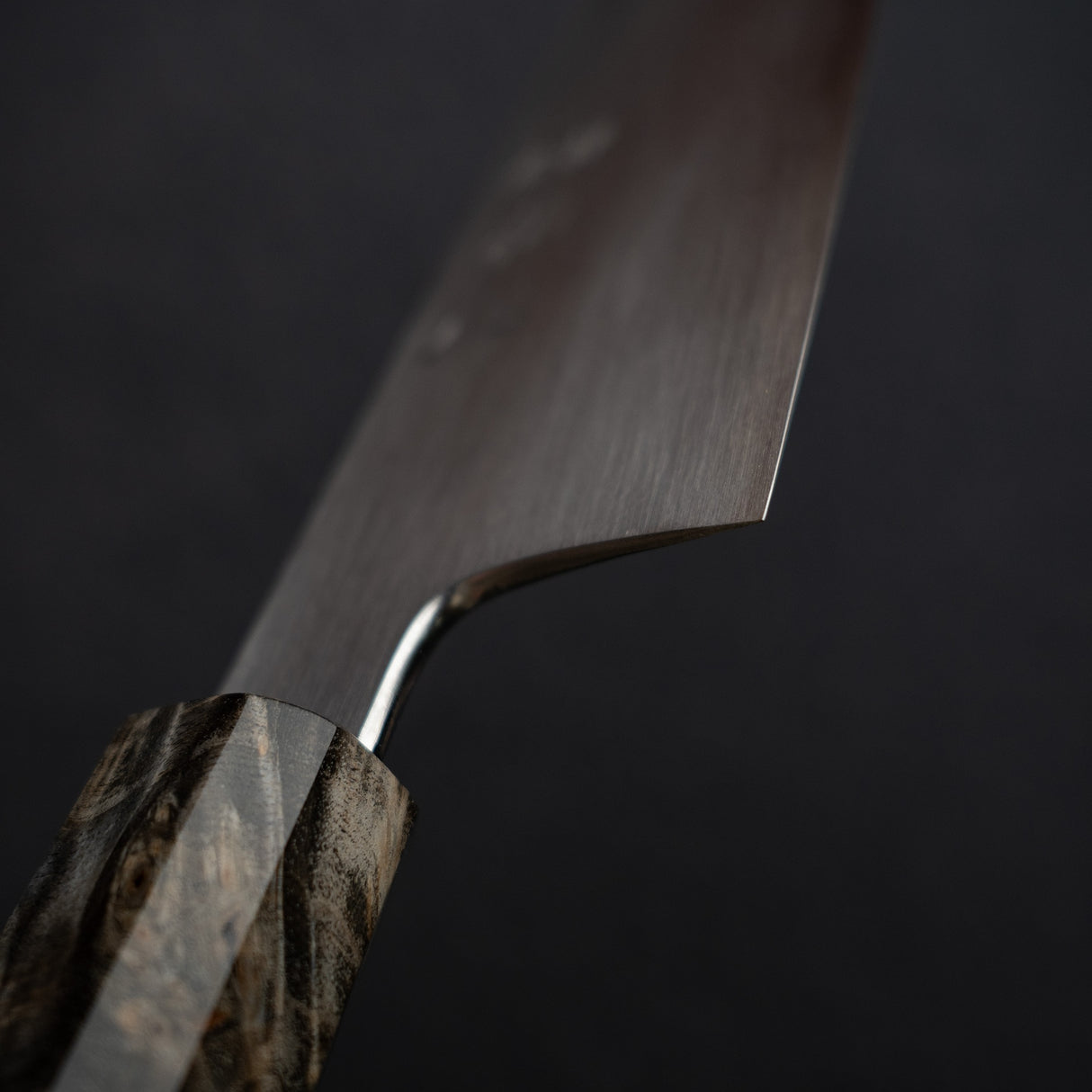 나카가와 청1강 다마스커스 K팁 규토(셰프나이프) 210mm 자작나무 핸들
