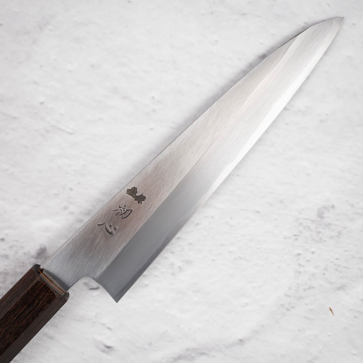 Nakagawa Blue 1 Wide Bevel Kasumi Petty 150mm Ebony Handle