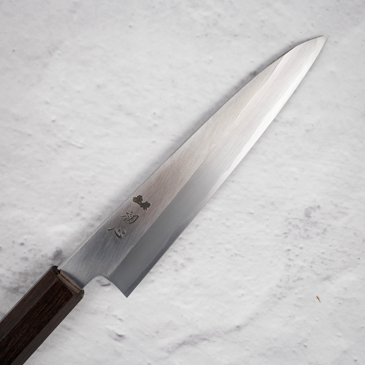 Nakagawa Blue 1 Wide Bevel Kasumi Petty 150mm Ebony Handle