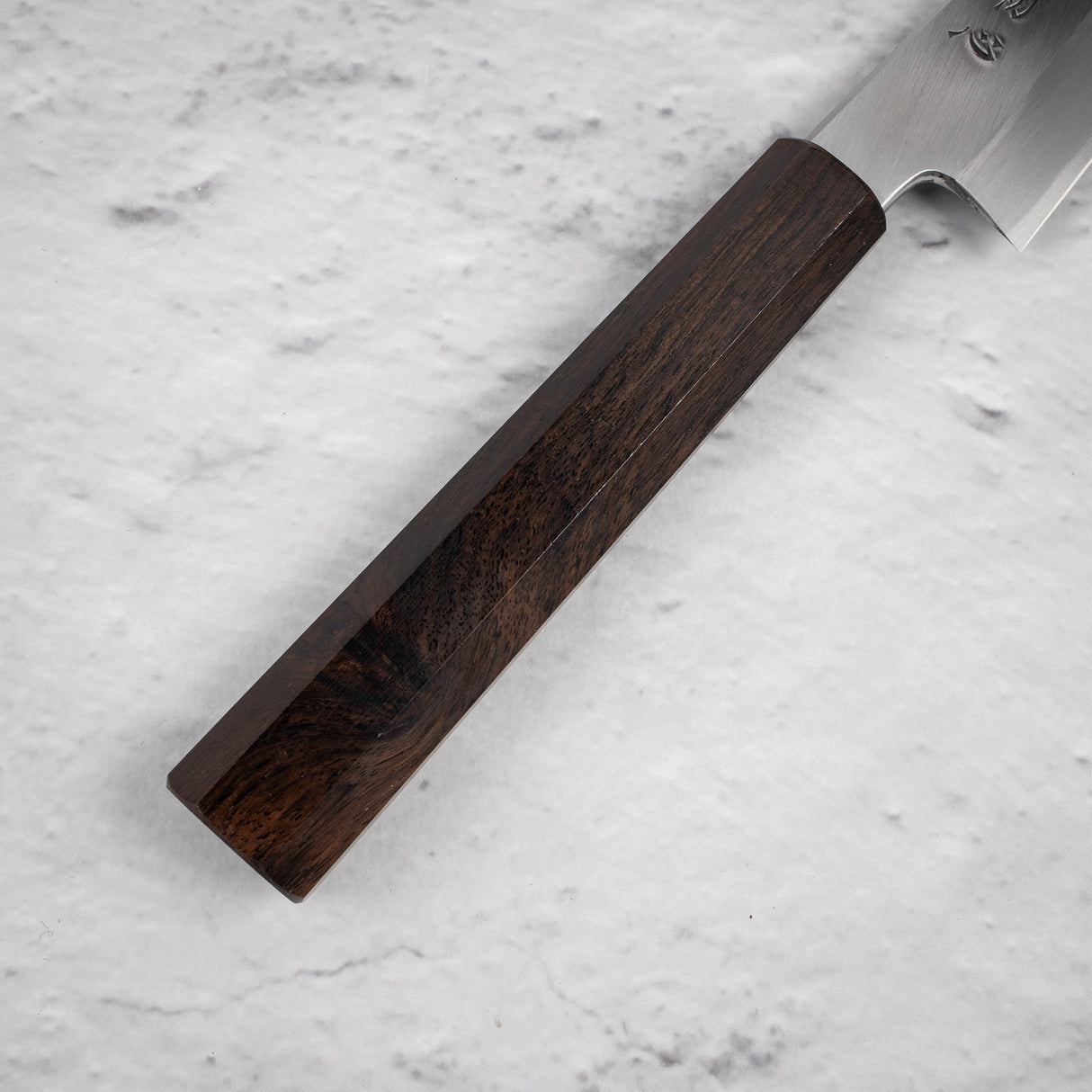 Nakagawa Blue 1 Wide Bevel Kasumi Petty 150mm Ebony Handle