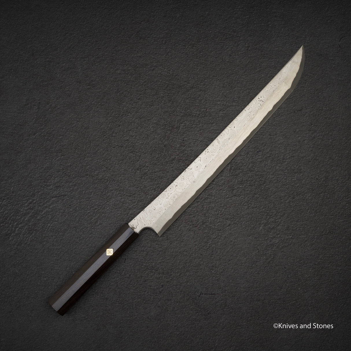 니가라 안몬 쿠로조메 청2강 다마스커스 사키마루 타코히키 야나기바(사시미칼) 330mm