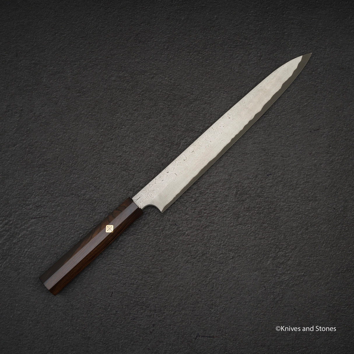 니가라 안몬 쿠로조메 청2강 다마스커스 야나기바(사시미칼) 270mm