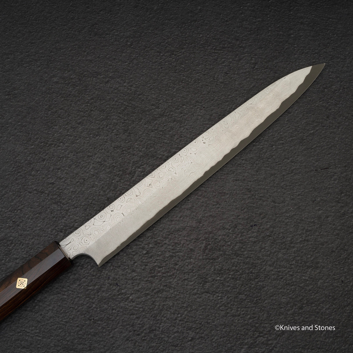 니가라 안몬 쿠로조메 청2강 다마스커스 야나기바(사시미칼) 270mm