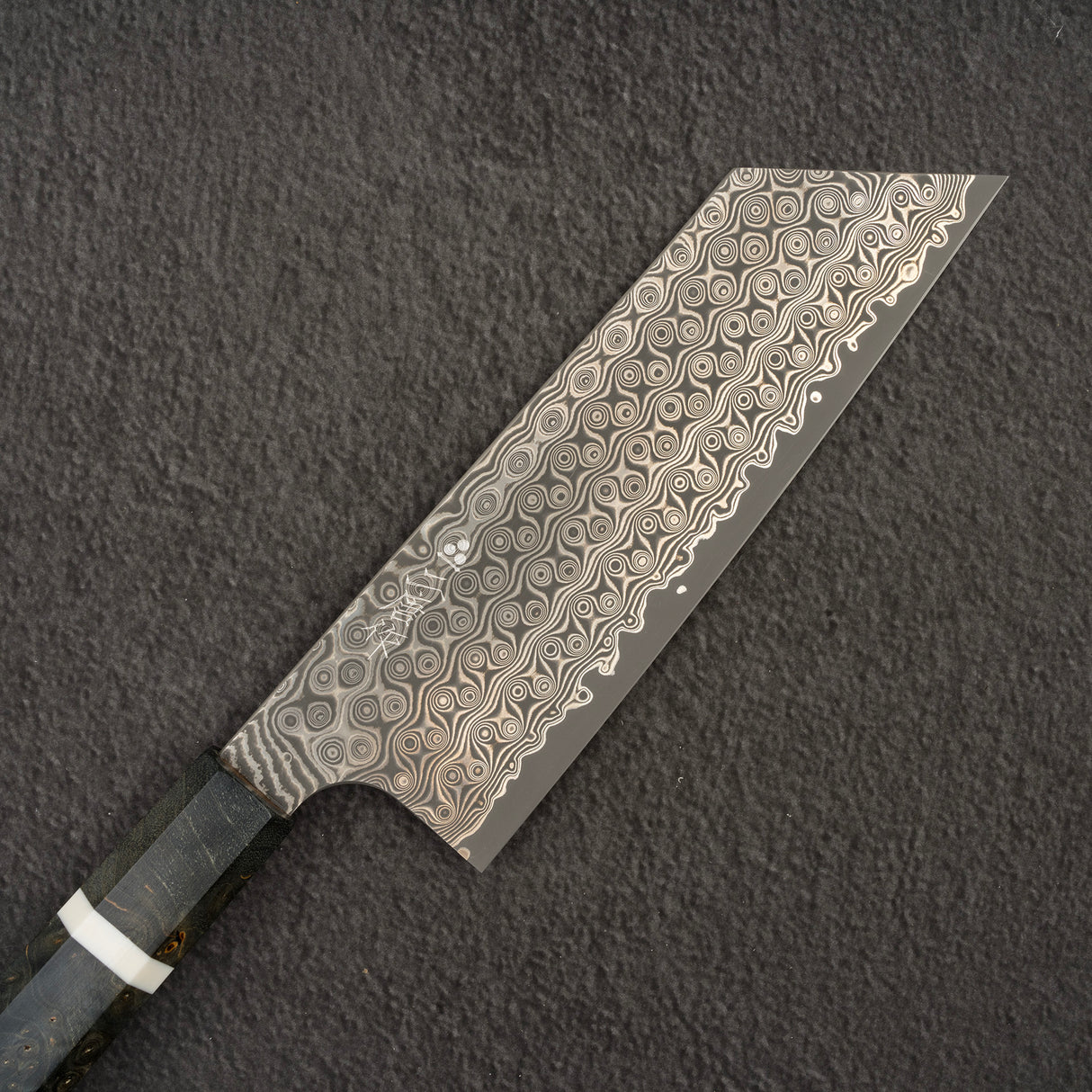 Nigara Anmon SG2 Damascus Nakiri 180mm Birch (暗紋)