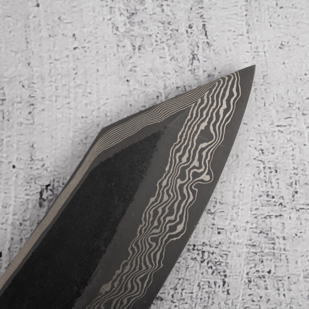 니가라 은삼강 쿠로조메 다마스커스 분카 180mm