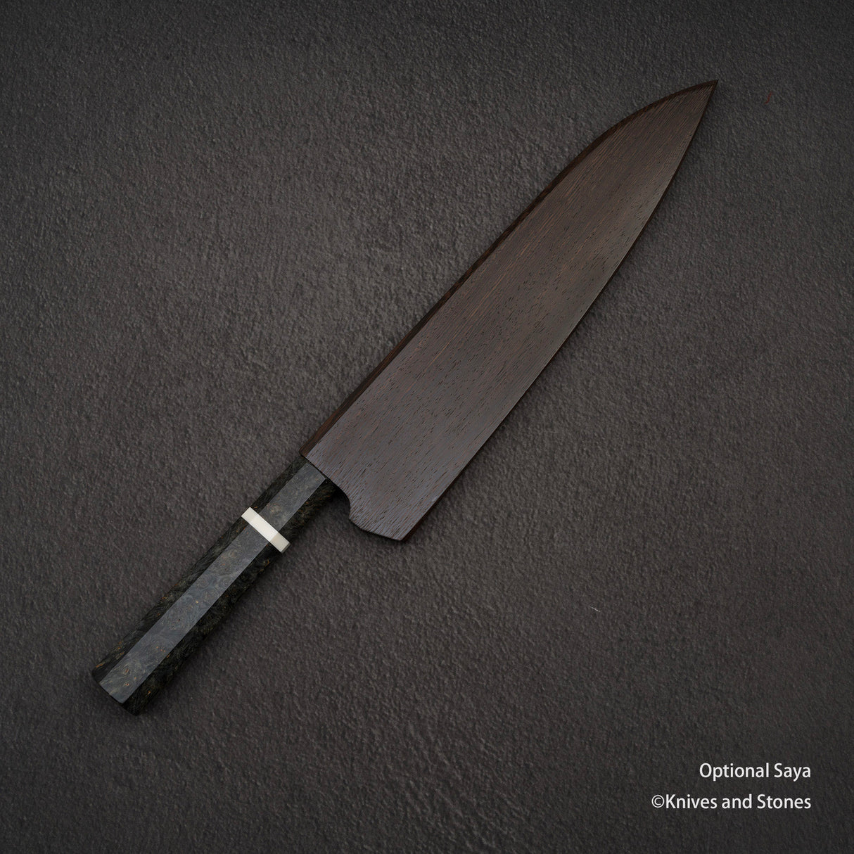 니가라 은삼강 쿠로조메 다마스커스 규토(셰프나이프) 240mm 자작나무 핸들