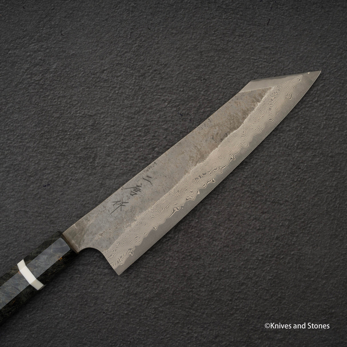 니가라 은삼강 쿠로조메 다마스커스 K팁 규토(셰프나이프) 240mm