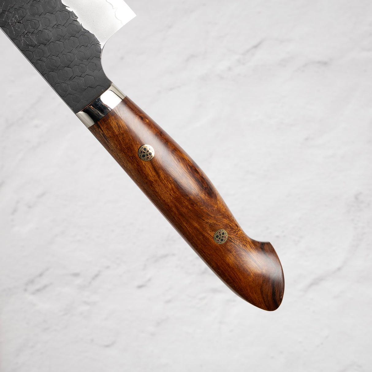 Nigara SG2 Kurouchi Tsuchime Gyuto 210mm Western Ironwood