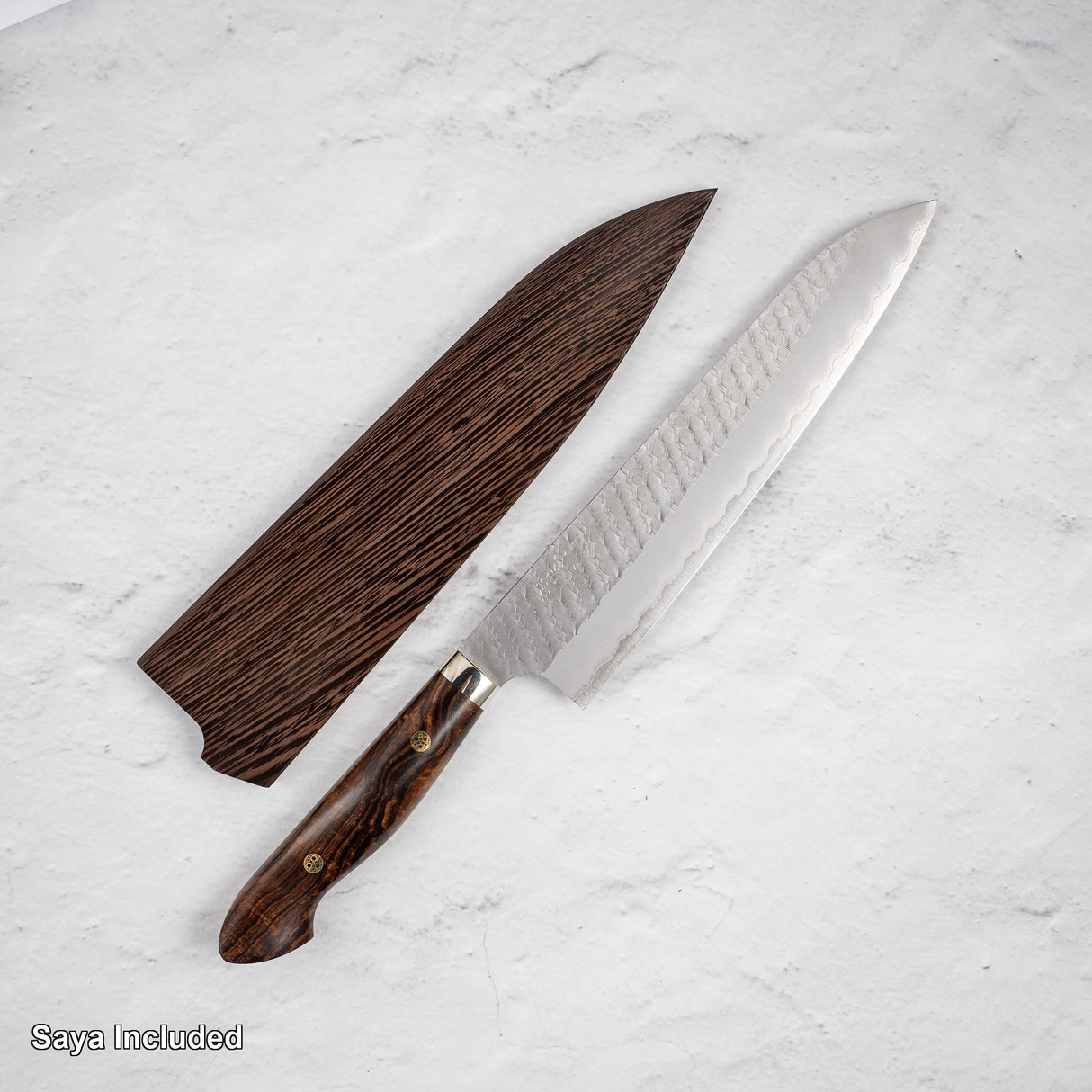 니가라 SG2 츠치메 매트 미가키 규토(셰프나이프) 240mm 웨스턴핸들 아이언우드 사야 포함